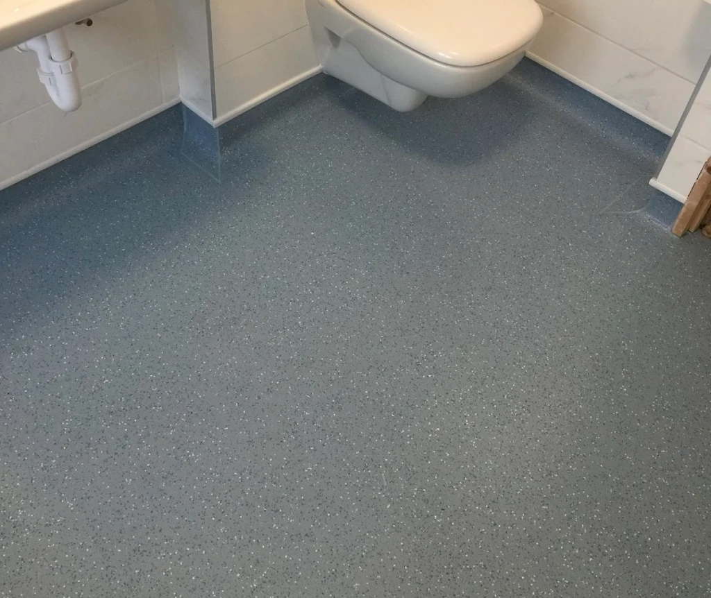 Vinyl safety flooring fitted by Paul Kimble Flooring